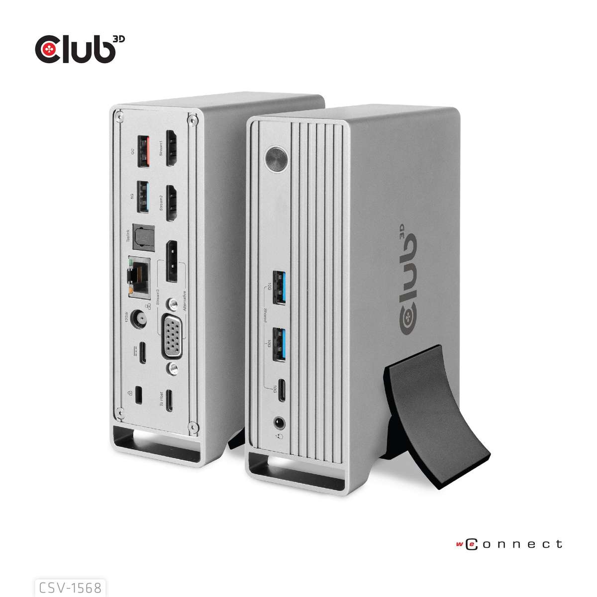 Club 3D Gen2 Type-C with Smart PD Charging Dock Station CSV-1568