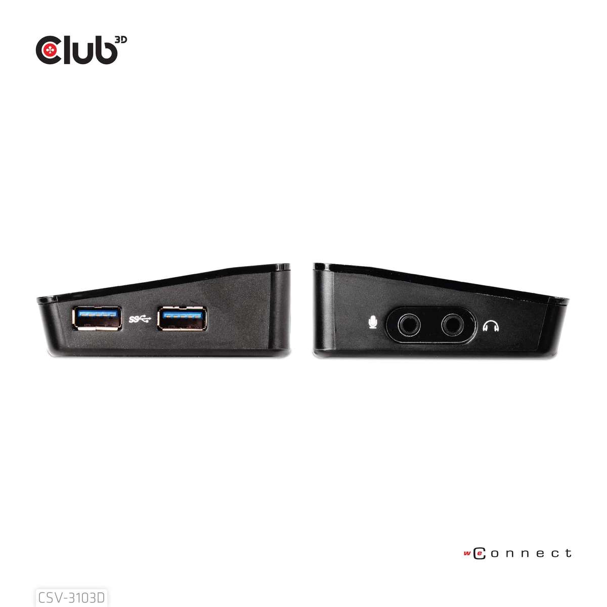 Club 3D USB 3.2 Gen1 4K Docking Station CSV-3103D
