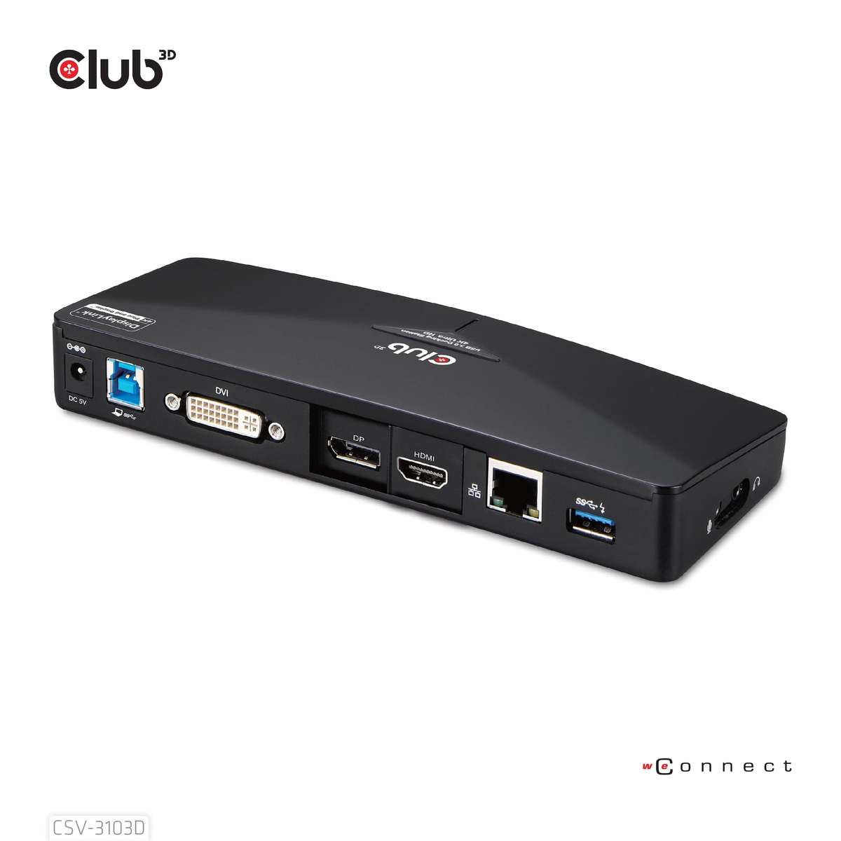 Club 3D USB 3.2 Gen1 4K Docking Station CSV-3103D