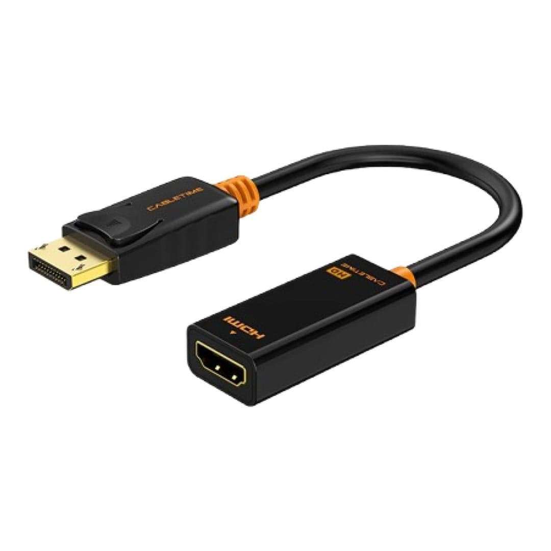 Cabletime CP22B DisplayPort Male to HDMI Female Adapter Black CT-AV586-01G-B0.2