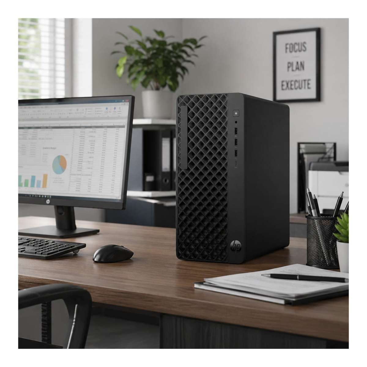 HP ProDesk 2 G1i E Tower Desktop PC - Intel Core i7-14700 512GB SSD 8GB RAM FreeDOS