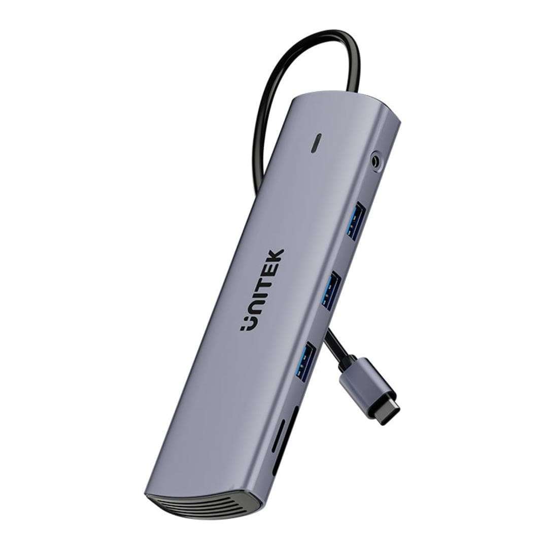 Unitek uHUB U11+ 11-in-1 USB-C Hub with Dual Display D1113BGY01