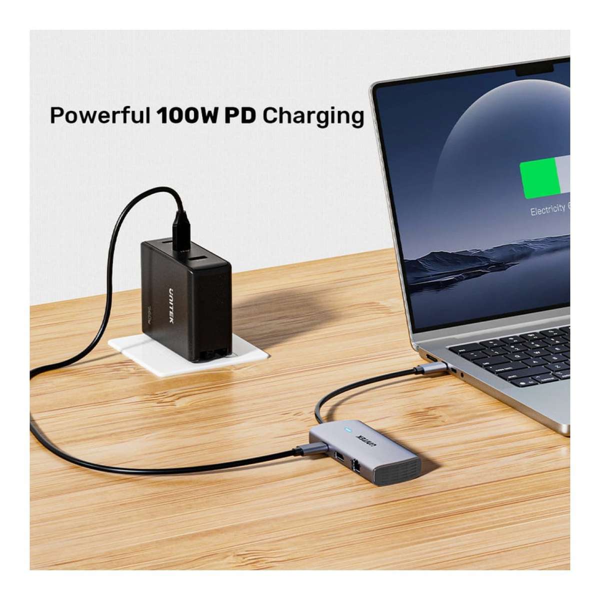 Unitek uHub H6+ 100W 6-in-1 Type-C Hub D1113C