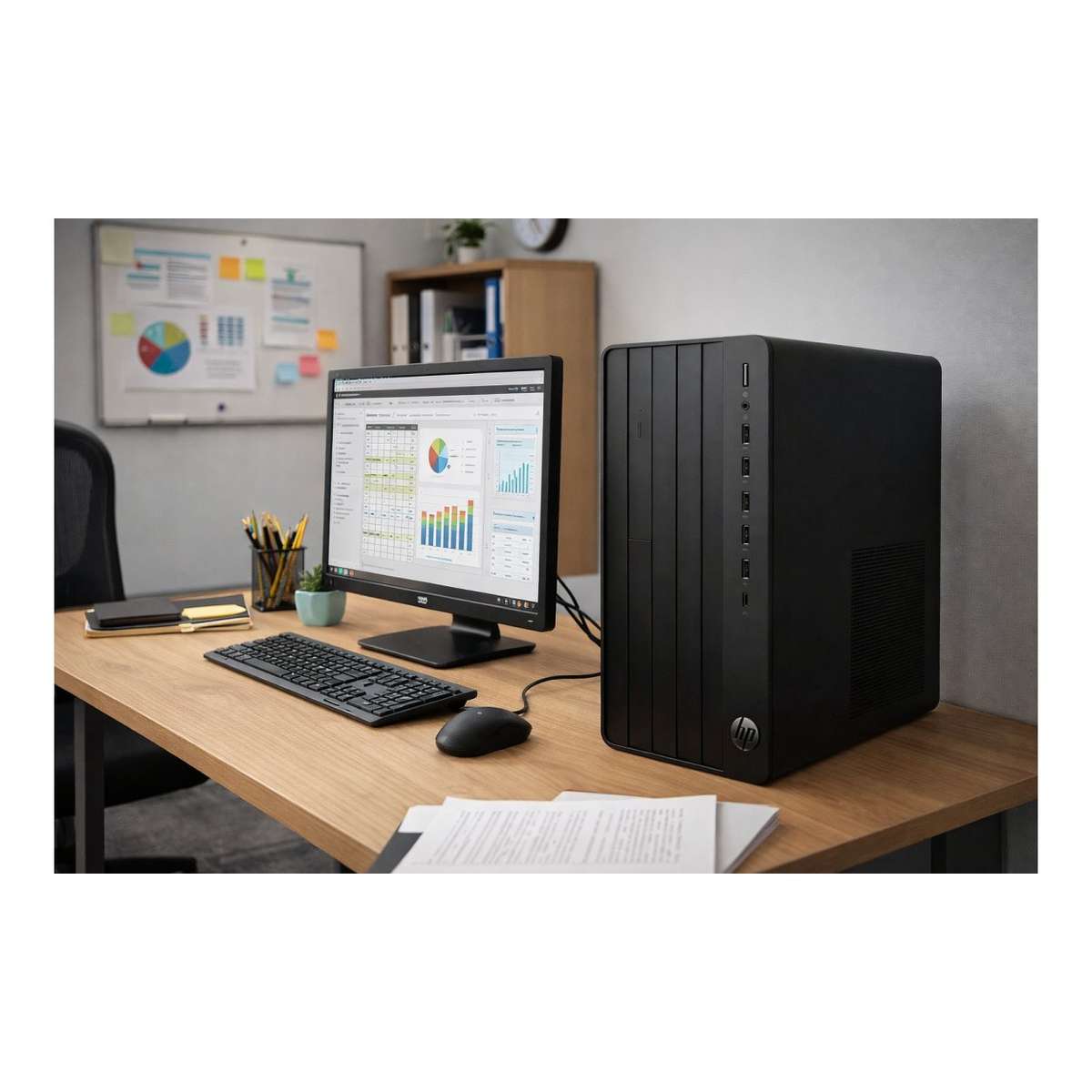 HP Pro Tower 290 G9 Desktop PC - Intel Core i3-14100 512GB SSD 8GB RAM Win 11 Pro