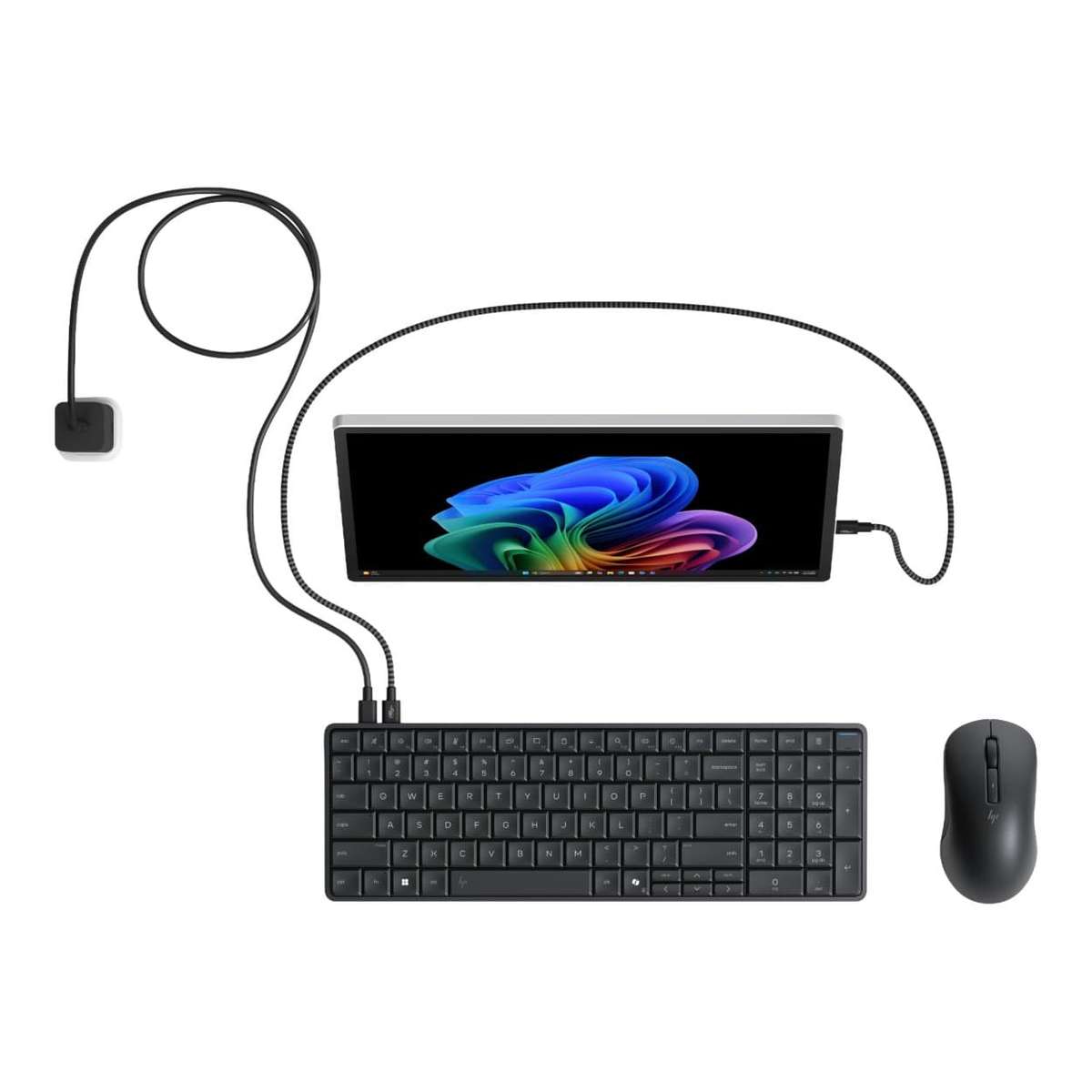HP EliteBoard G1a Next Gen AI Mini PC - AMD Ryzen 7 PRO 350 1TB SDD 32GB RAM Win 11 Pro