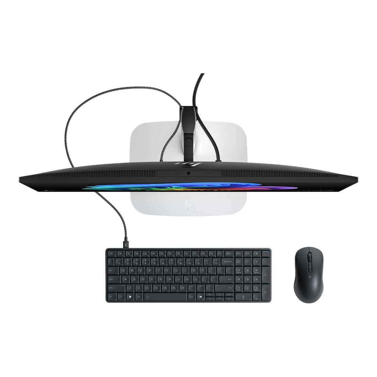 HP EliteBoard G1a Next Gen AI Mini PC - AMD Ryzen 5 330 512GB SSD 16GB RAM Win 11 Pro