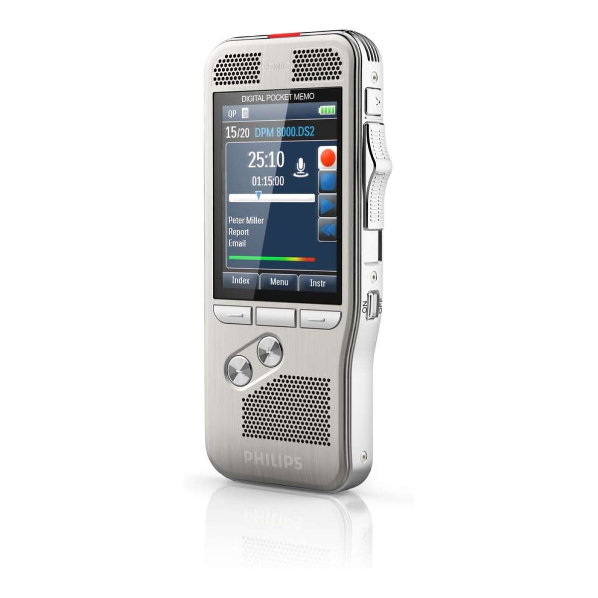 Philips DPM8900 PocketMemo Meeting Recorder Kit Silver