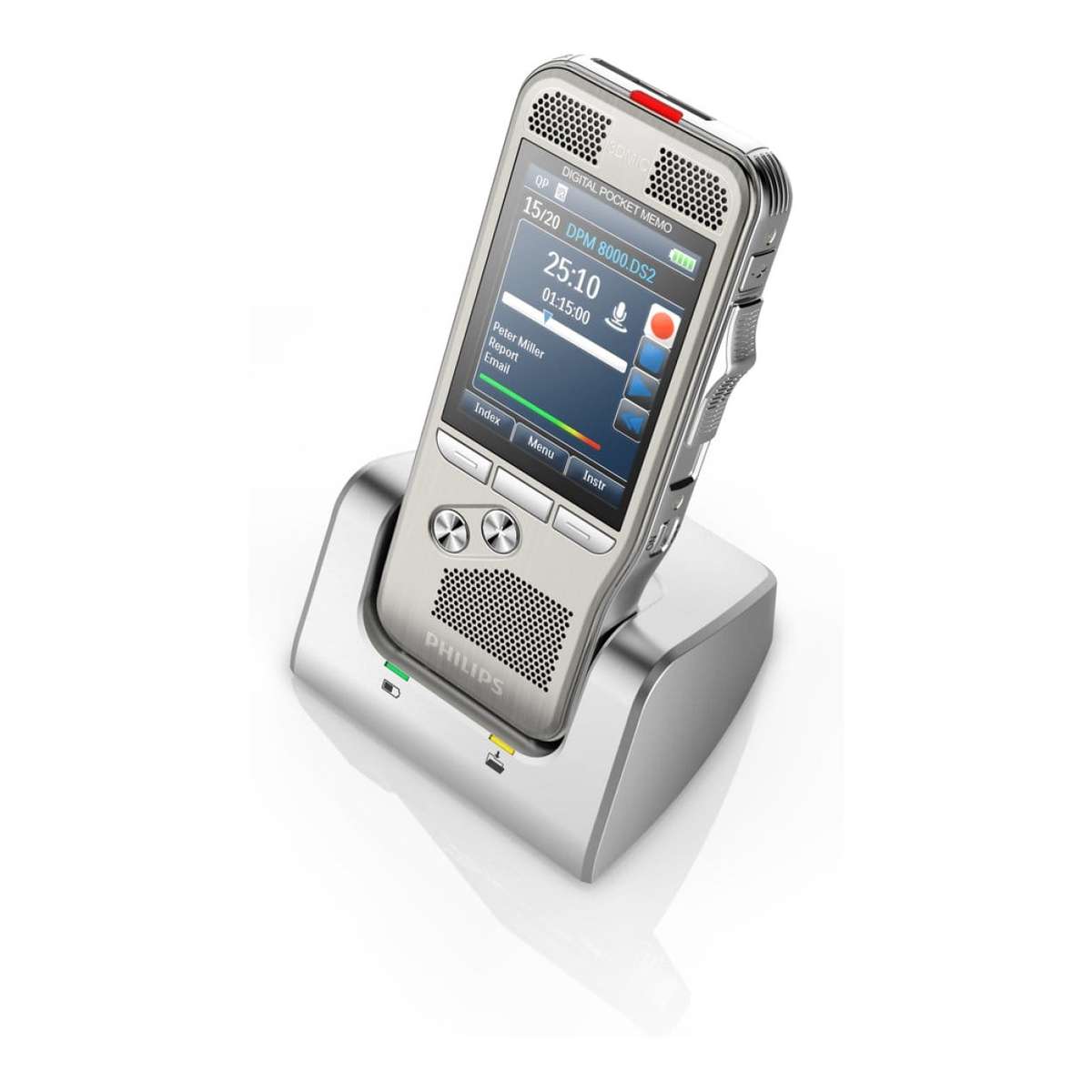Philips DPM8900 PocketMemo Meeting Recorder Kit Silver