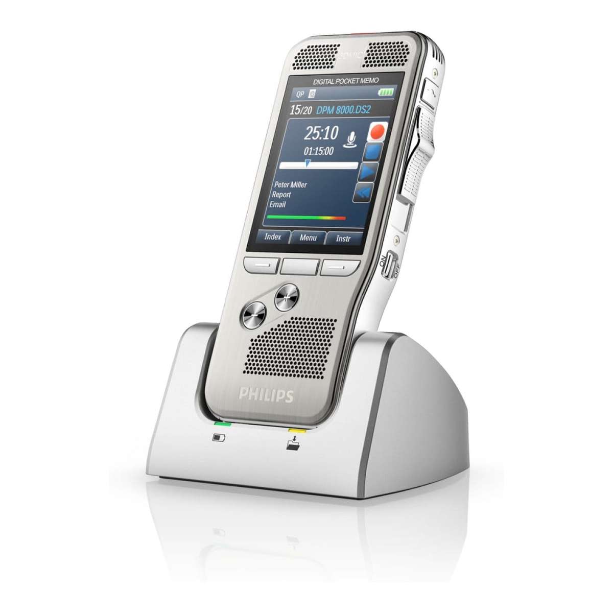 Philips DPM8900 PocketMemo Meeting Recorder Kit Silver
