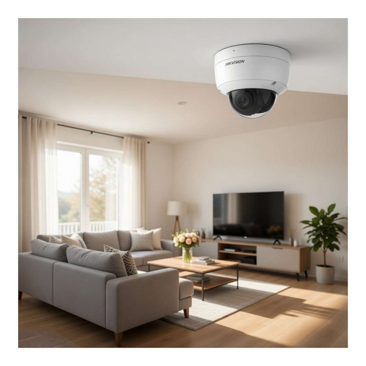 Hikvision 4MP 4mm Powered by Darkfighter Fixed Dome Network Camera DS-2CD2146G2H-I(4mm)