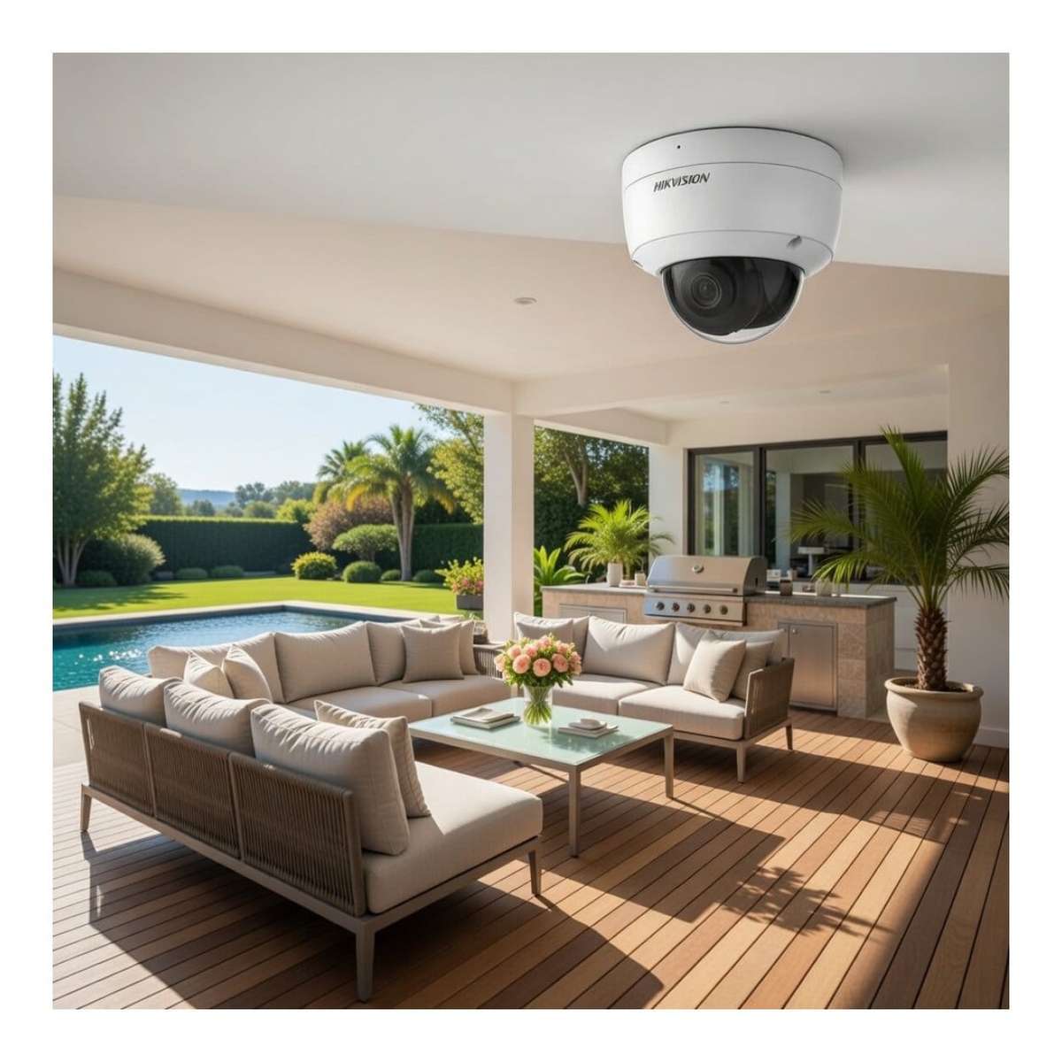 Hikvision 4MP 4mm Powered by Darkfighter Fixed Dome Network Camera DS-2CD2146G2H-I(4mm)