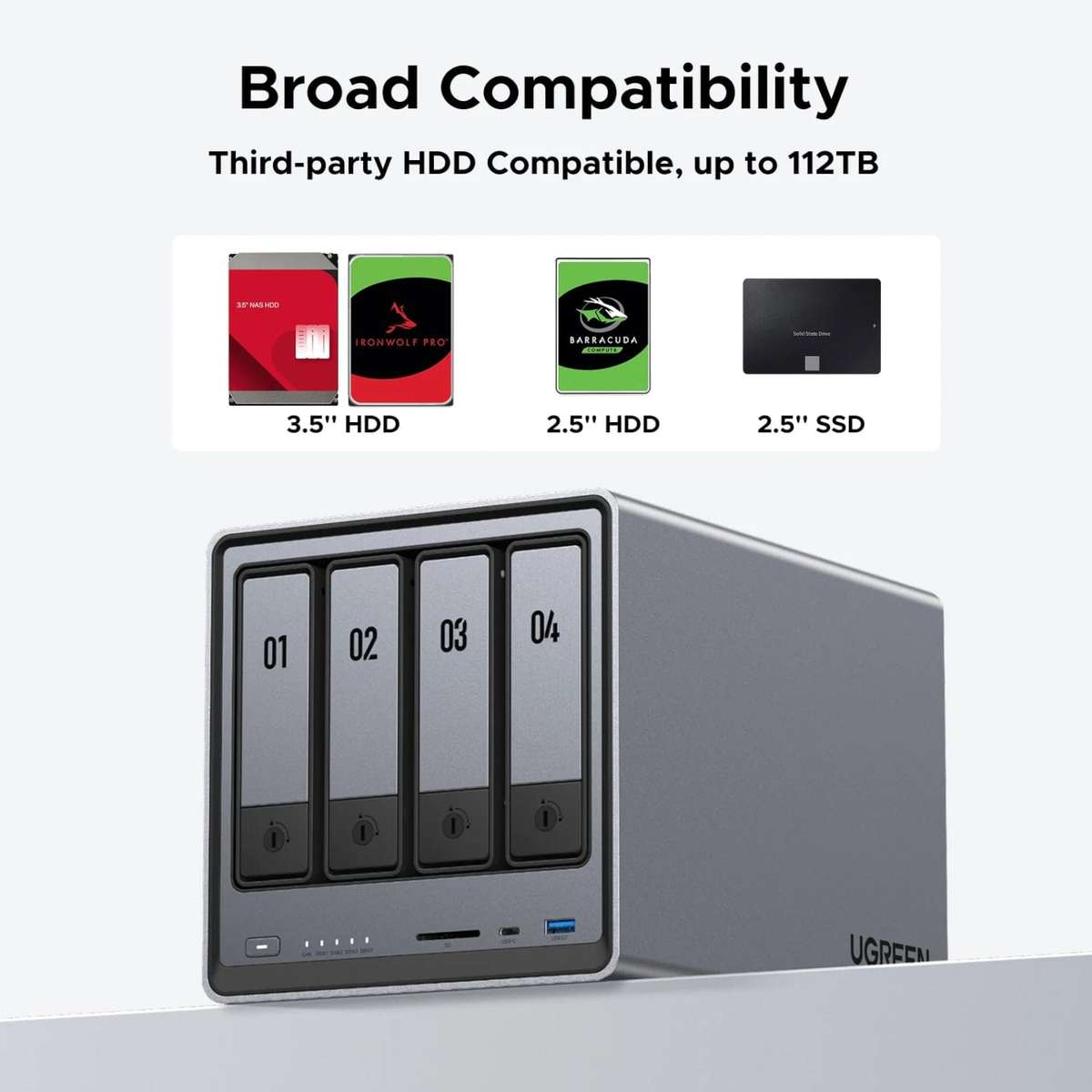 Ugreen NASync DXP4800 Plus 4-Bay NAS DX4800PLUS-35261
