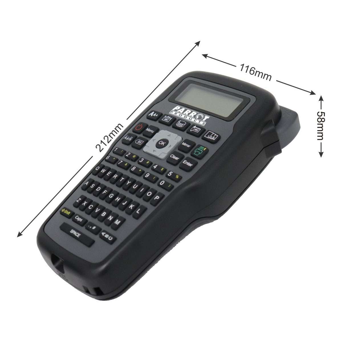 Parrot E1000Pro Portable Label Printer Black