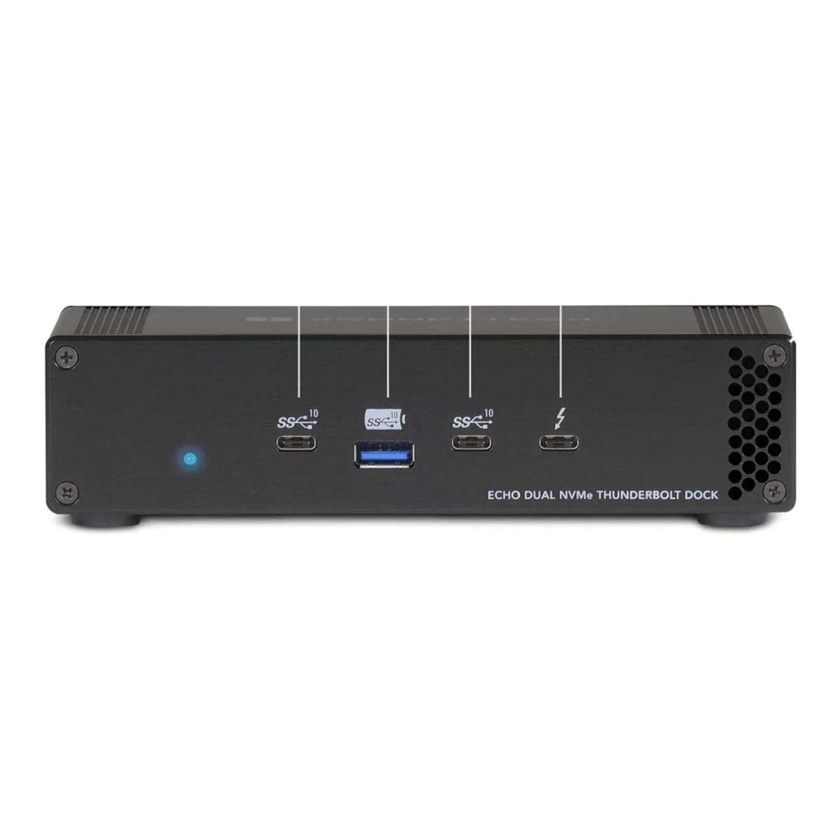 Sonnet Echo Dual NVMe Thunderbolt 4 Docking Station Black ECHO-DK2M2-TB