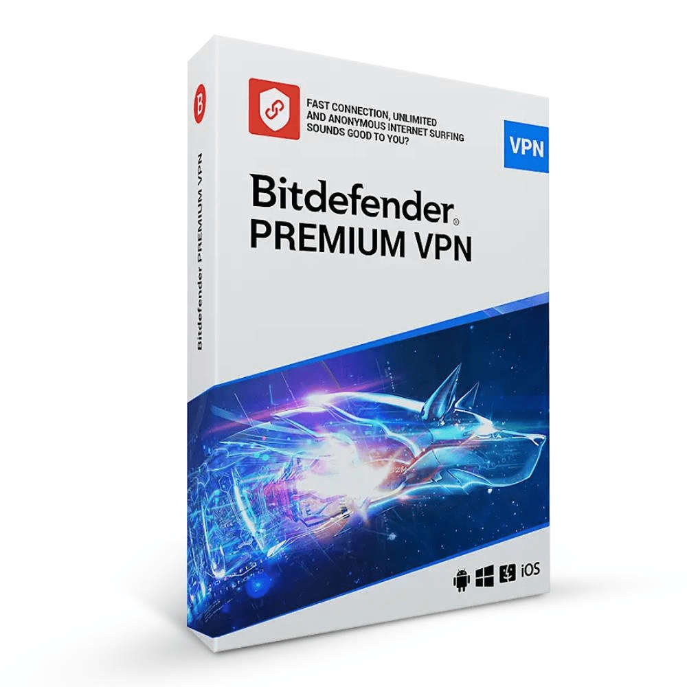 Bitdefender Premium VPN up to 5 Devices - 1 Year Subscription