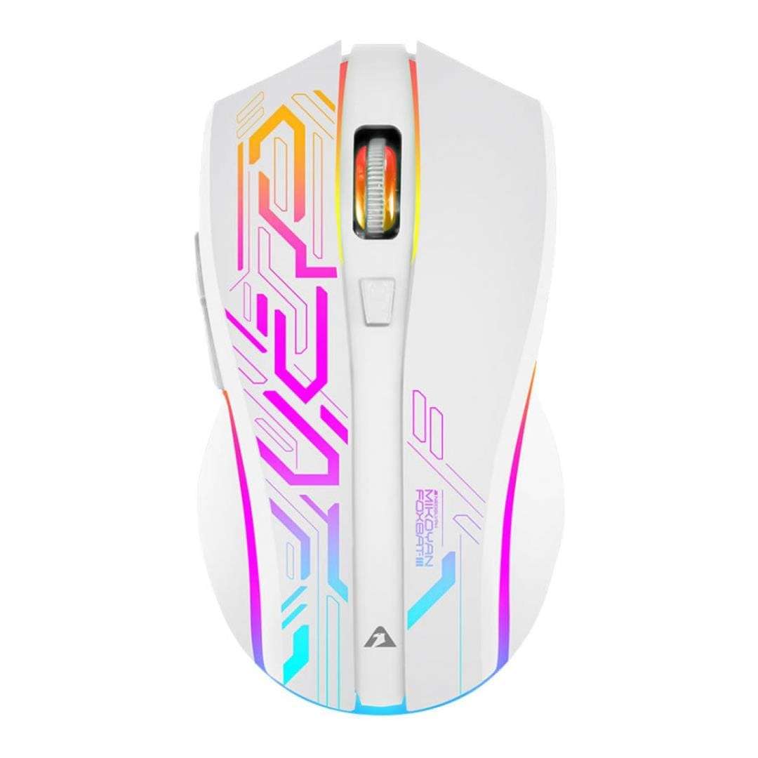 Armaggeddon Mikoyan Foxbat-III Neoglyph Wireless Gaming Mouse White FOXBATIIINEOWHT