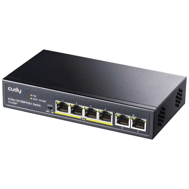 Cudy 6-port Unmanaged Ethernet PoE Switch FS1006P