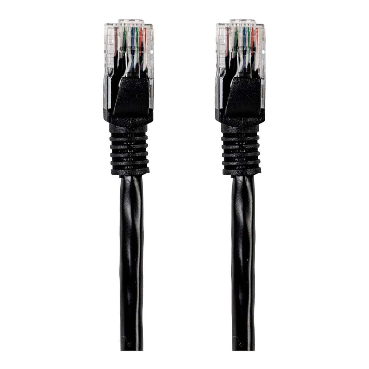 Gizzu CAT6 UTP Fly Lead RJ45 Ethernet Network Cable 20cm Black GCPCAT6002-BK