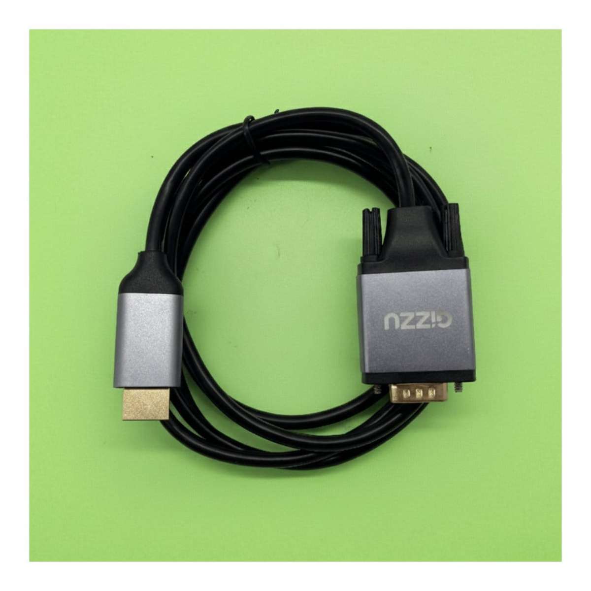 Gizzu 1.8m Full HD HDMI to VGA Cable - Black