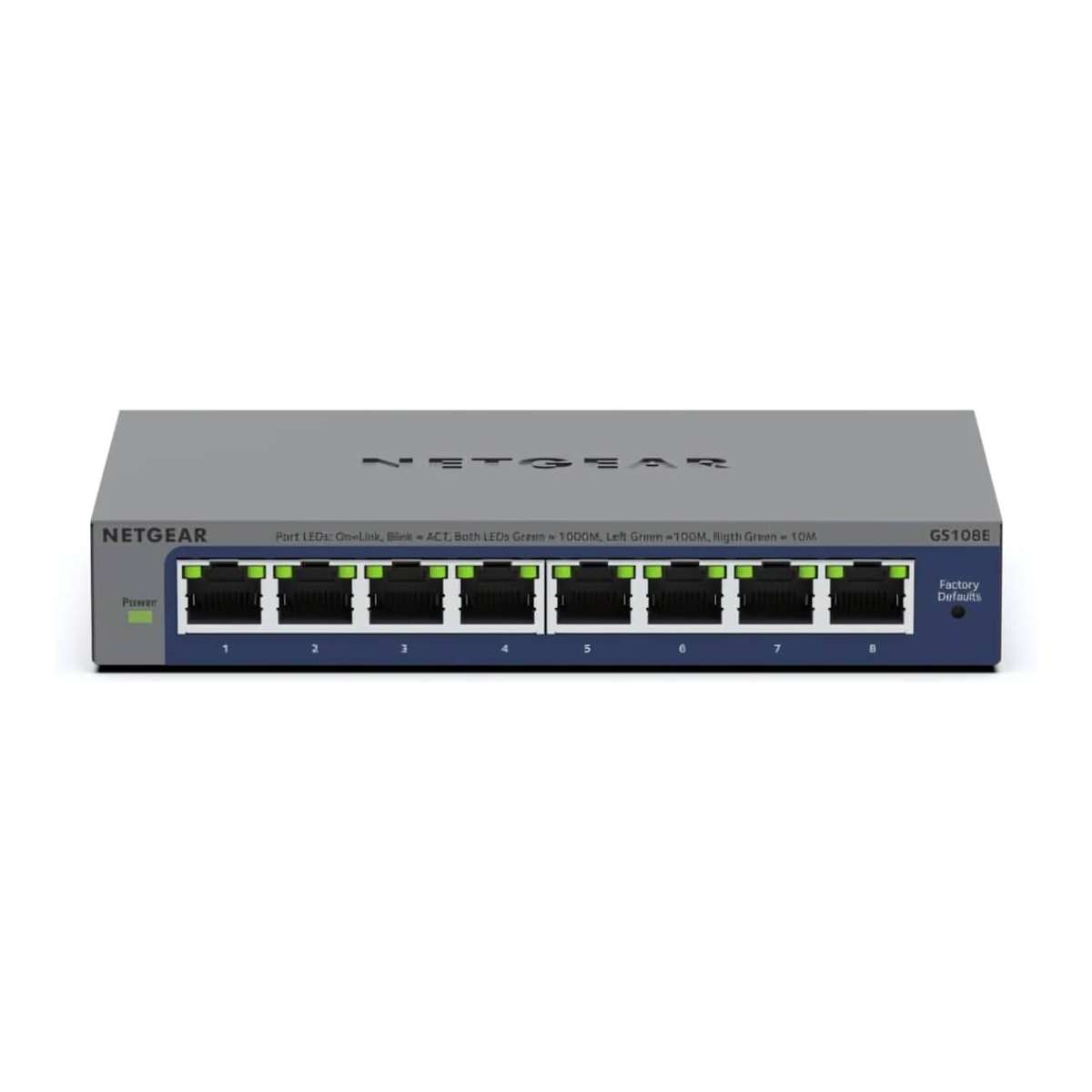 Netgear GS108E 5-port Gigabit Ethernet Easy Smart Managed Switch GS108E-400EUS