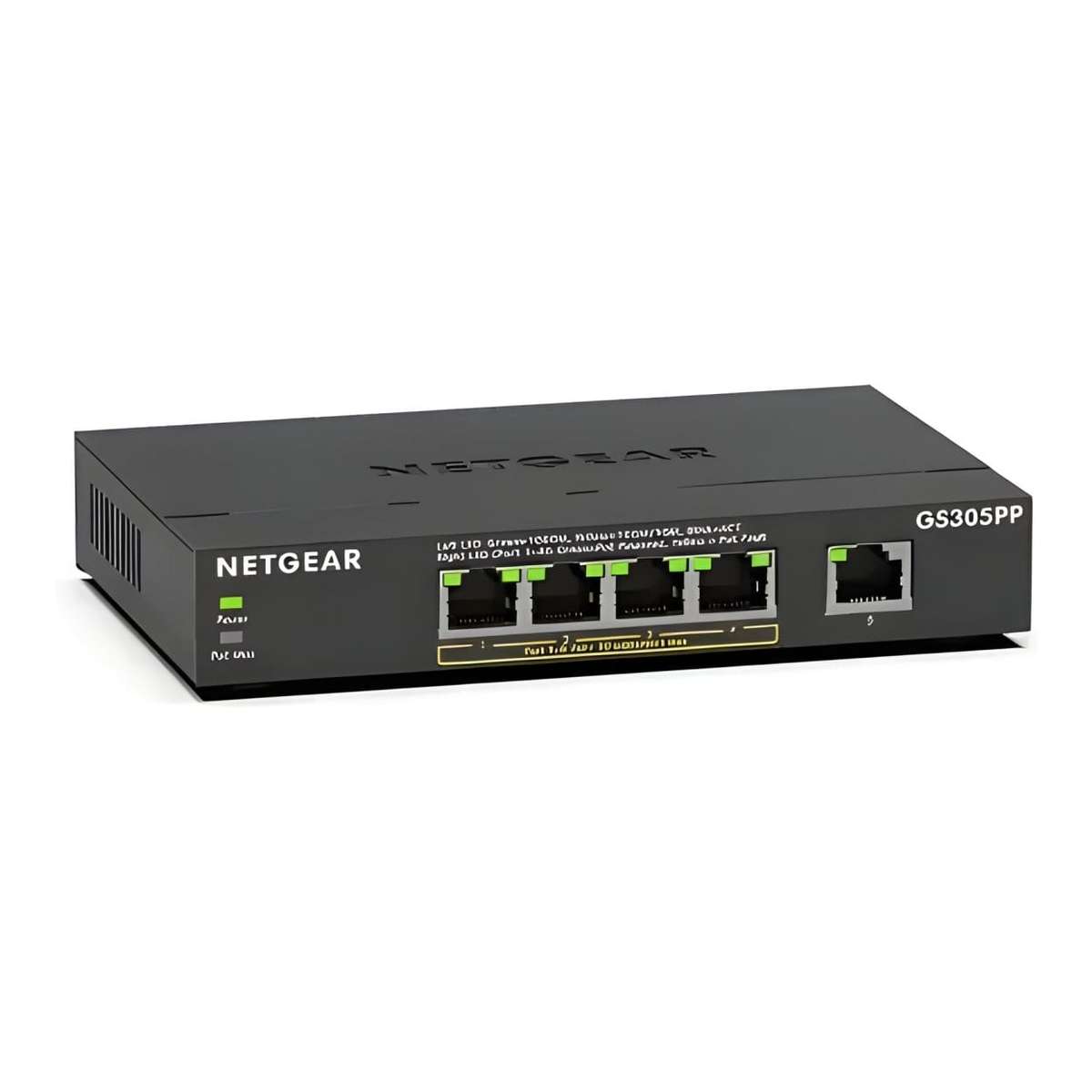 Netgear GS305PP Unmanaged Switch Gigabit Ethernet PoE Black GS305PP-300EUS