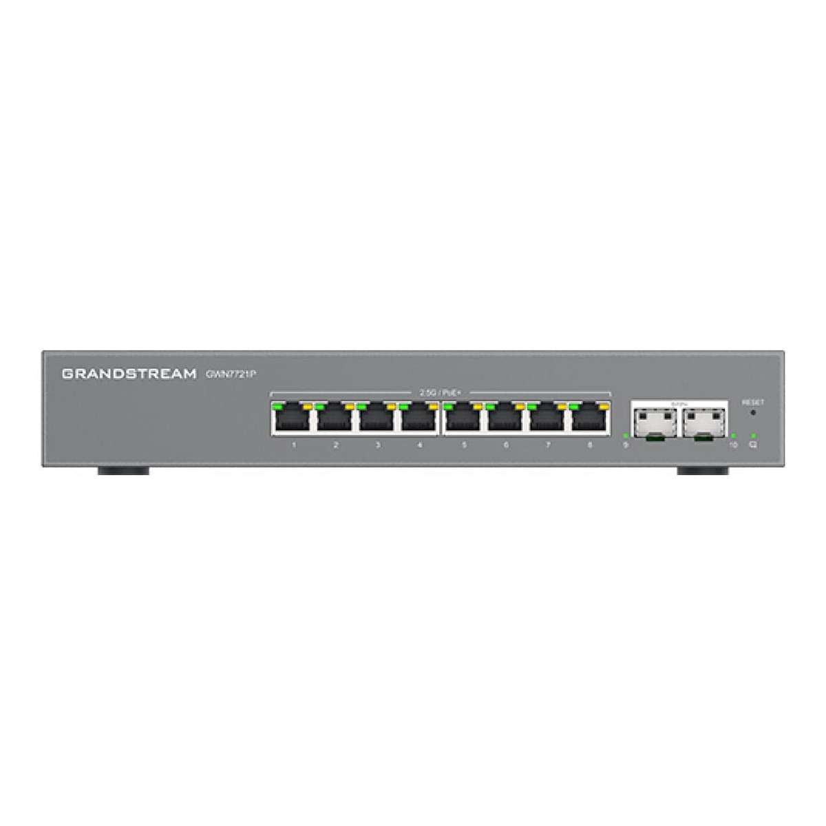 Grandstream Enterprise GWN7721P 8-port Lite Cloud 2.5GbE PoE Managed Switch