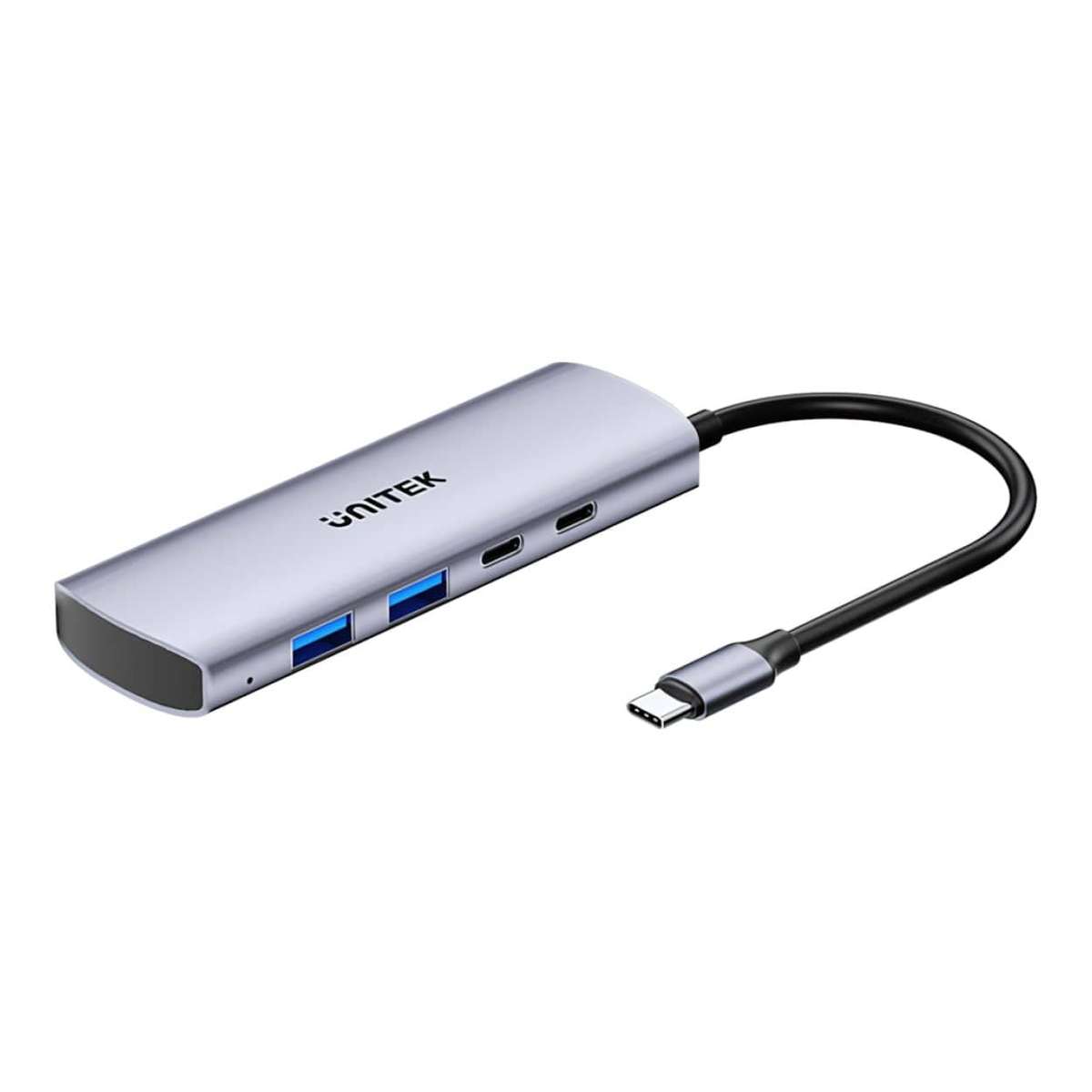 Unitek uHUB Q4 4-in-1 USB-C/A Hub H1112DGY01