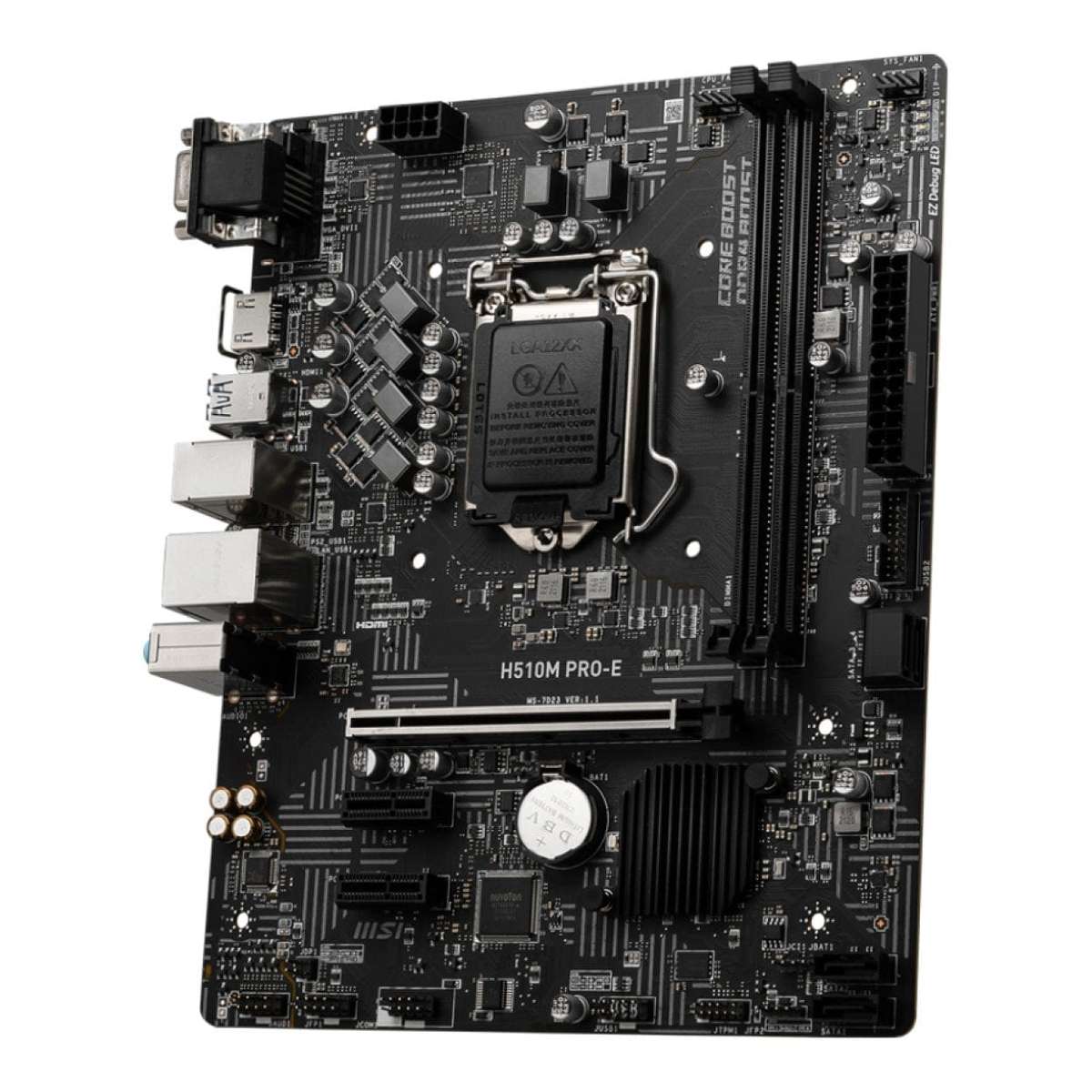 MSI H510M Pro-E Intel Socket LGA 1200 micro ATX Motherboard H510M PRO-E