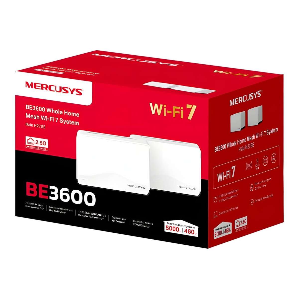 Mercusys Halo H27BE BE3600 Whole Home Mesh Wi-Fi 7 System 2-pack Halo E27BE(2-pack)