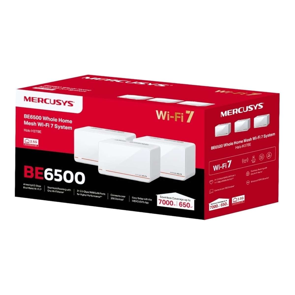Mercusys Halo H37BE BE6500 Dual-band Whole Home Mesh Wi-Fi 7 System 3-pack