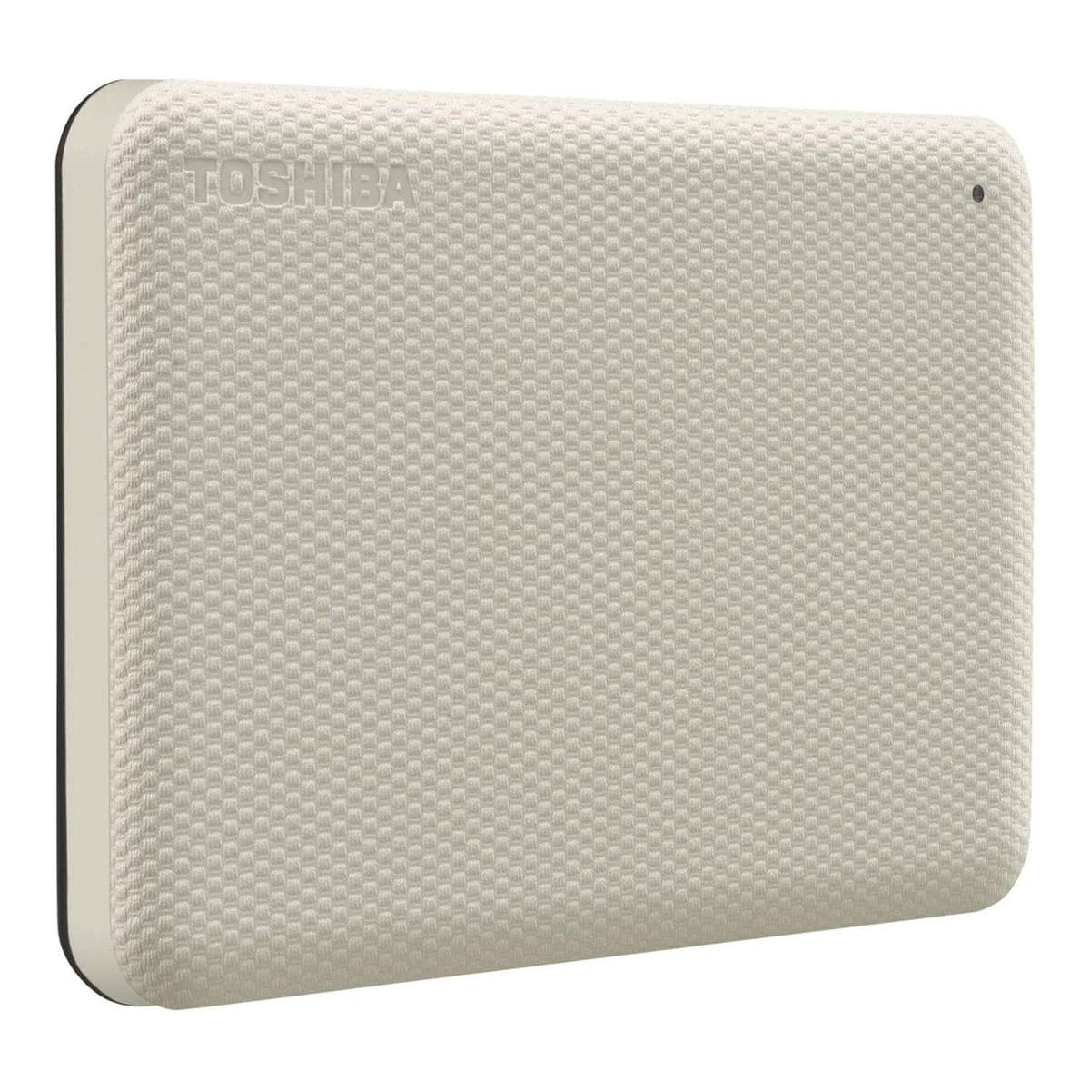 Toshiba Canvio Advance 2.5-inch 1TB USB 3.2 Gen 1 Beige External Hard Drive HDTCA10EW3AA