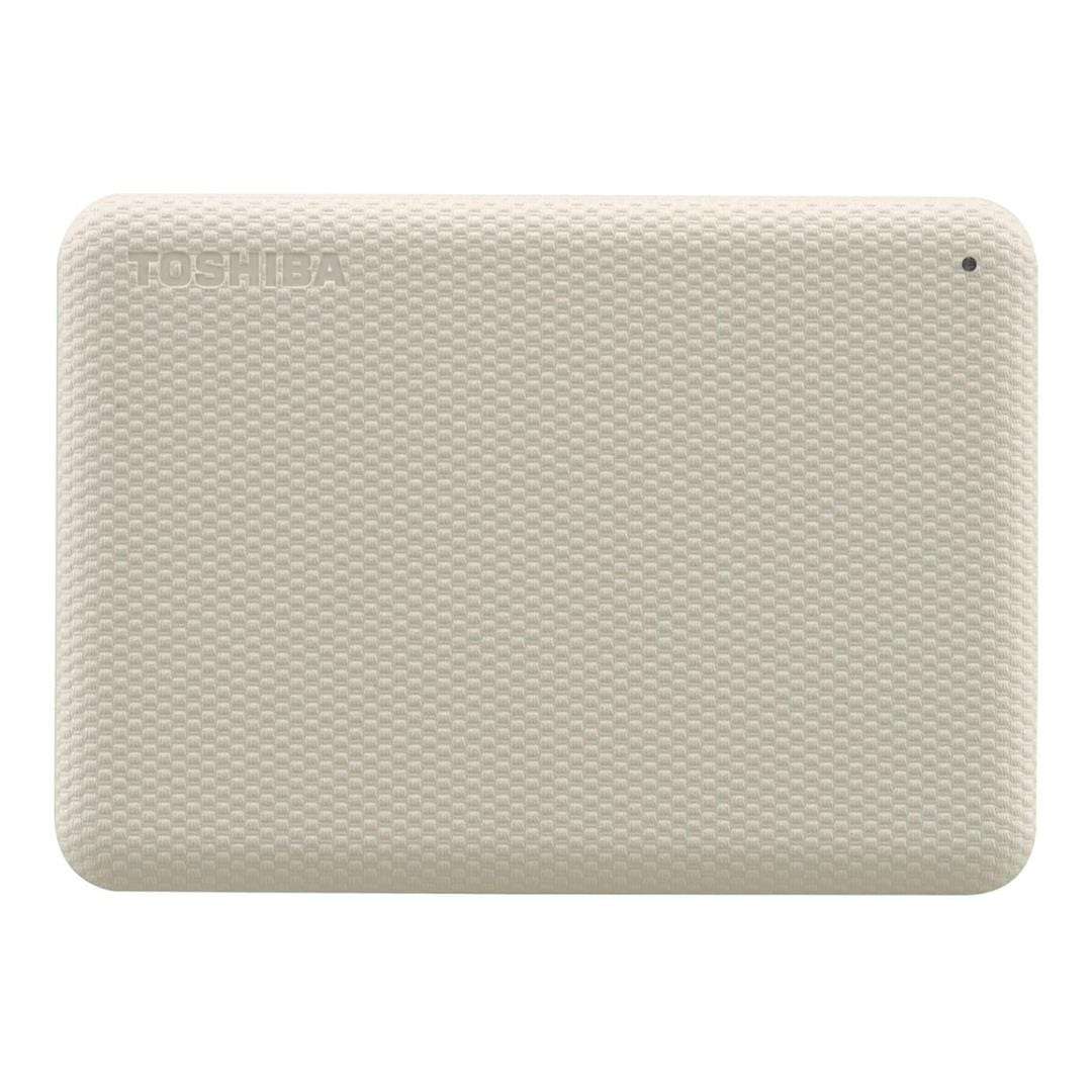 Toshiba Canvio Advance 2.5-inch 2TB USB 3.2 Gen 1 Beige External Hard Drive HDTCA20EW3AA