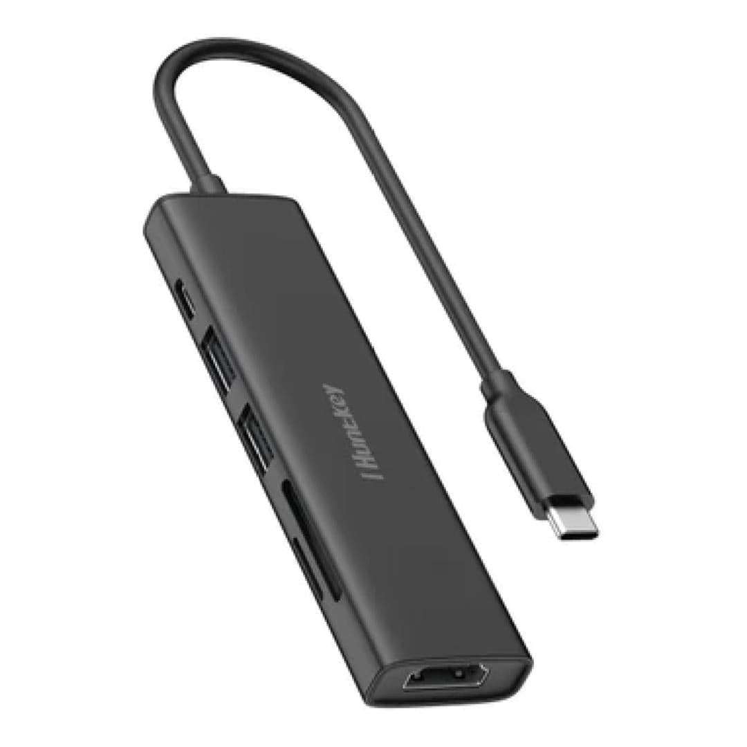 Huntkey 6-in-1 to Type-C Docking Station HKDC1500600