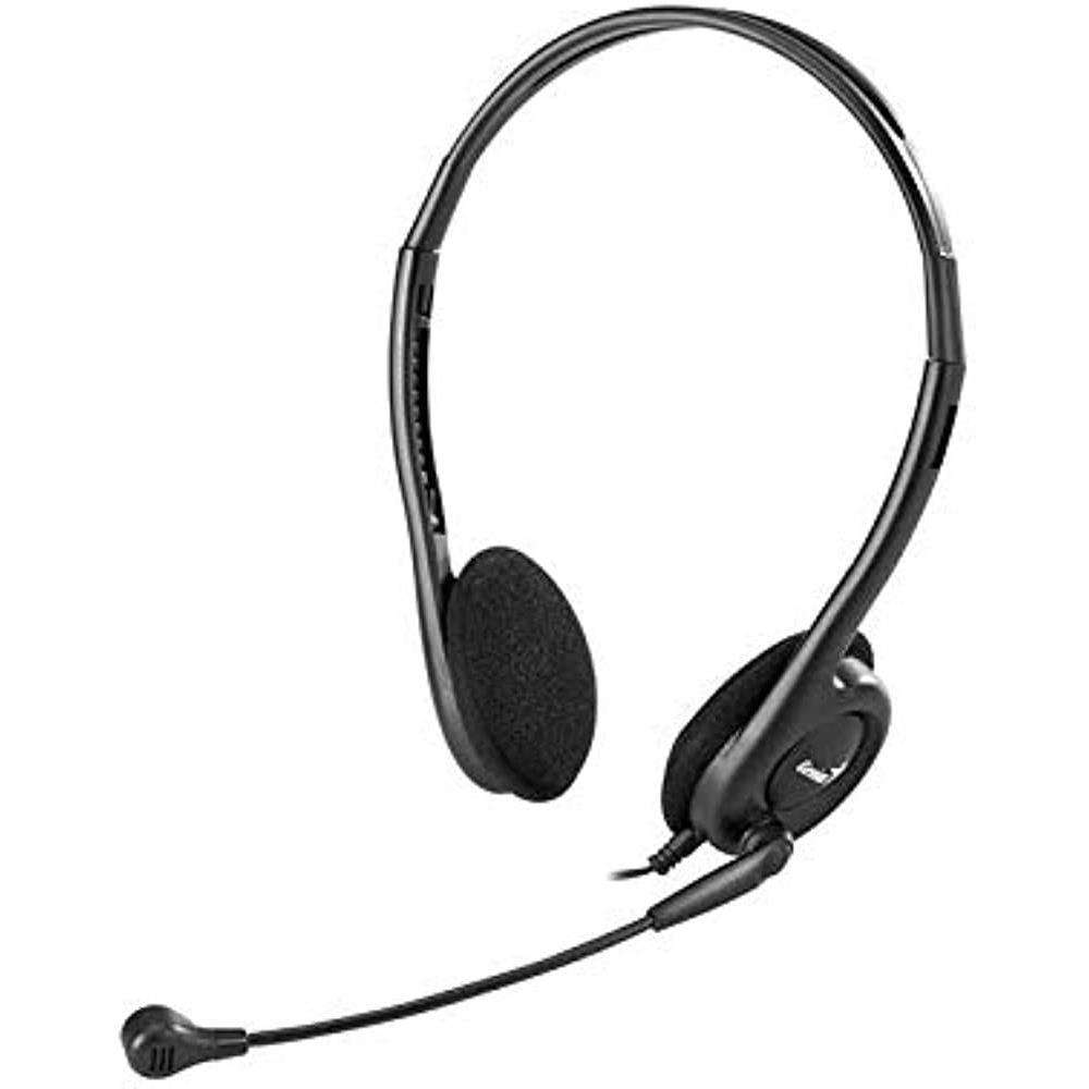 Genius M200C Single Jack Headset with Mic Black HS-M200C