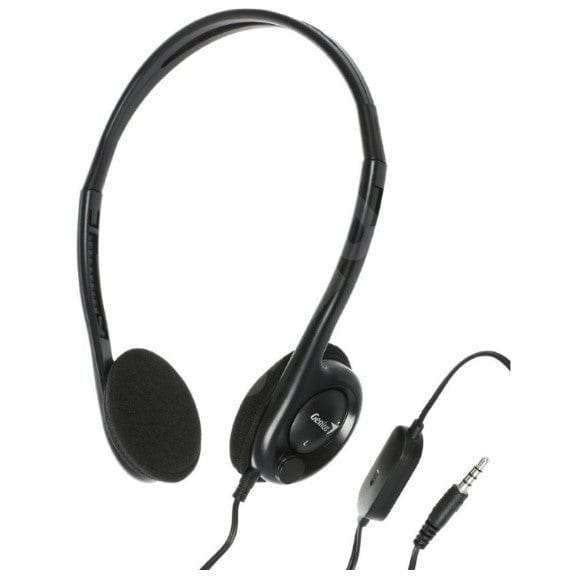 Genius M200C Single Jack Headset with Mic Black HS-M200C