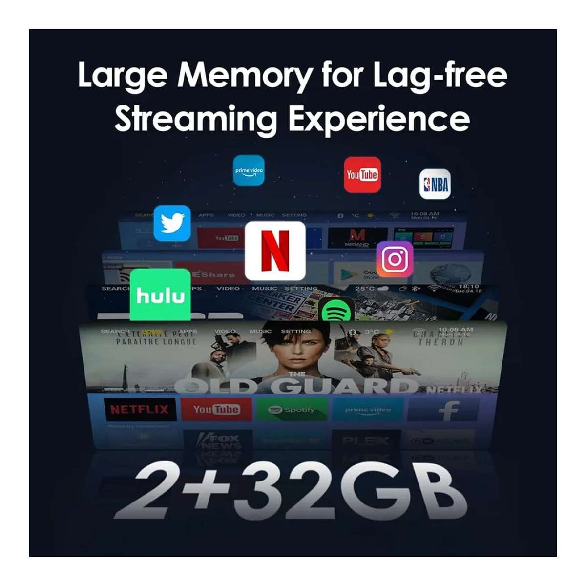 HTPNEO H86 700 ANSI Lumens Smart Streaming Projector HTPNEOH86
