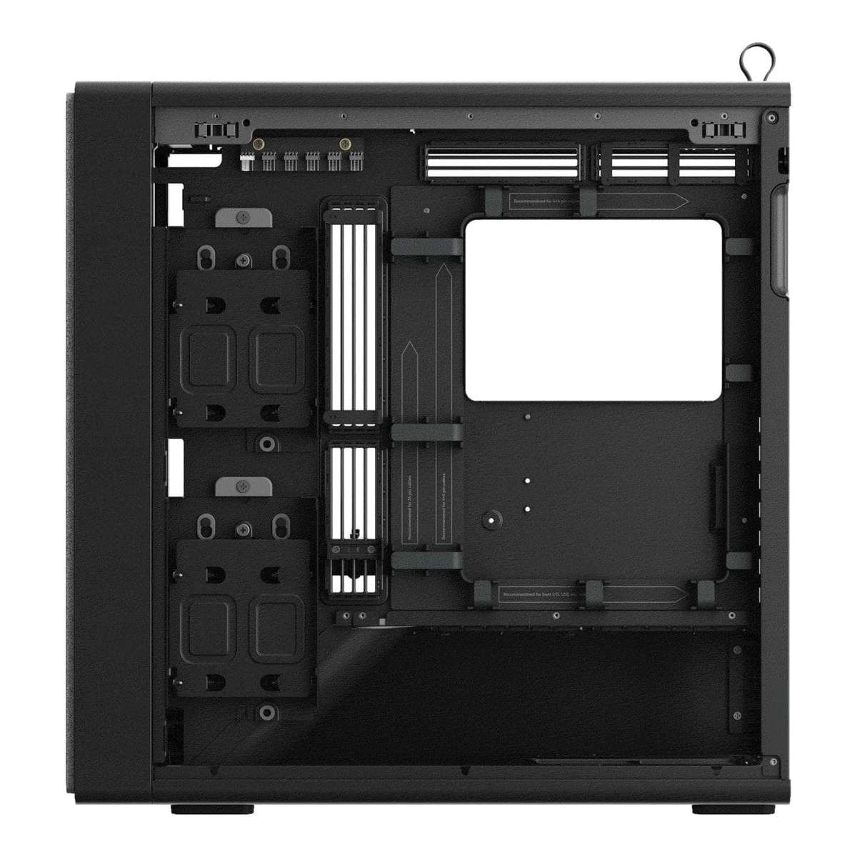 HAVN BF 360 Flow Tempered Glass E-ATX Mid Tower Gaming PC Case Black HVN-CA-BF360-04