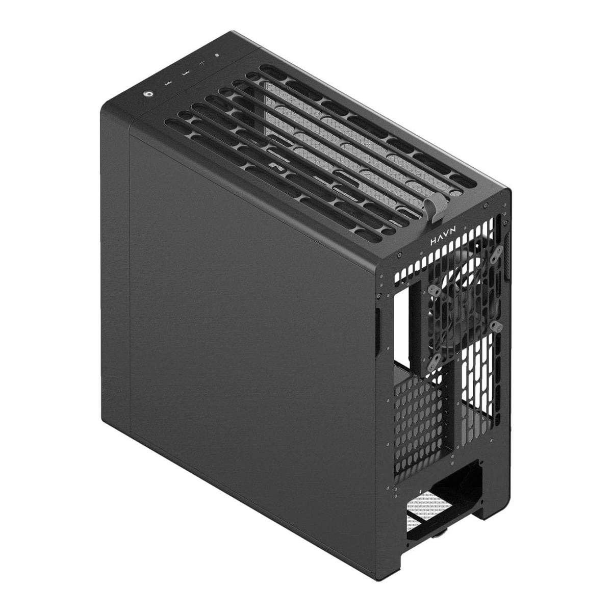 HAVN BF 360 Flow Tempered Glass E-ATX Mid Tower Gaming PC Case Black HVN-CA-BF360-04
