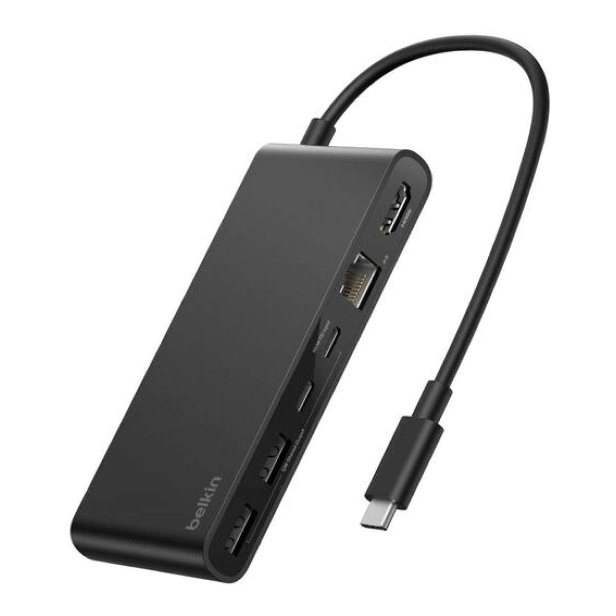 Belkin Connect 8-in-1 Type-C Ethernet Hub INC024HQBK
