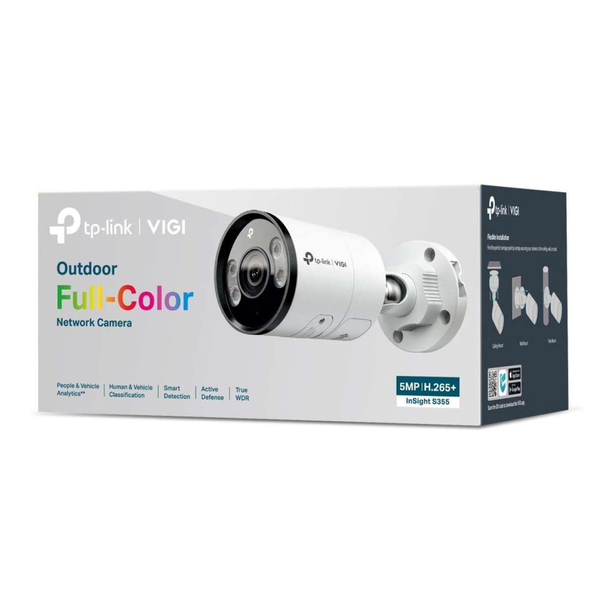 TP-Link InSight S355 VIGI 5MP Outdoor Full-Color Bullet Network Camera
