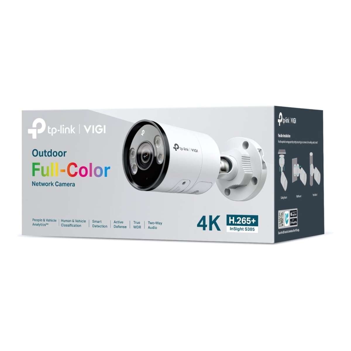TP-Link InSight S385 VIGI 8MP Outdoor Full-Color Bullet Network Camera