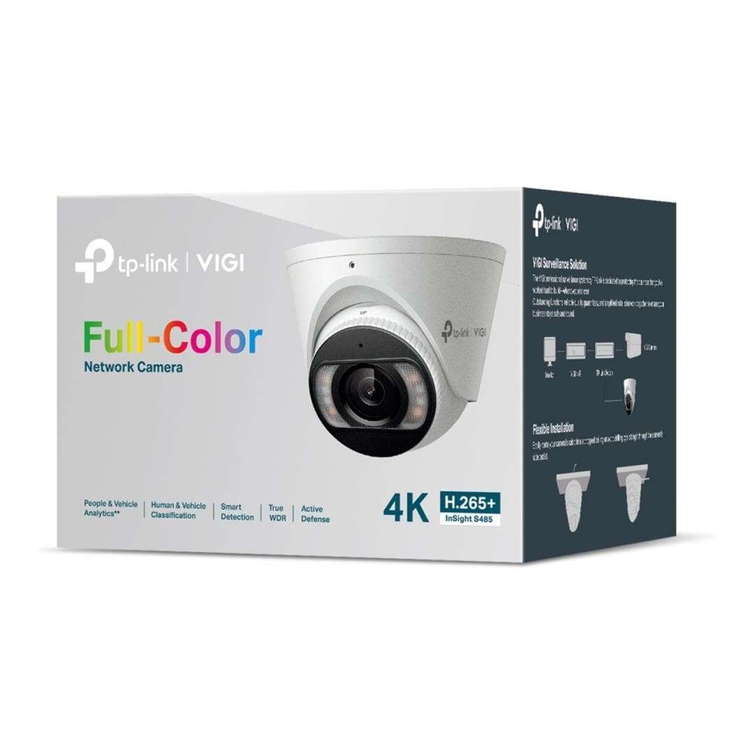 TP-Link VIGI InSight S485 4K 8MP 2.8mm Full-Colour Turret Network Camera