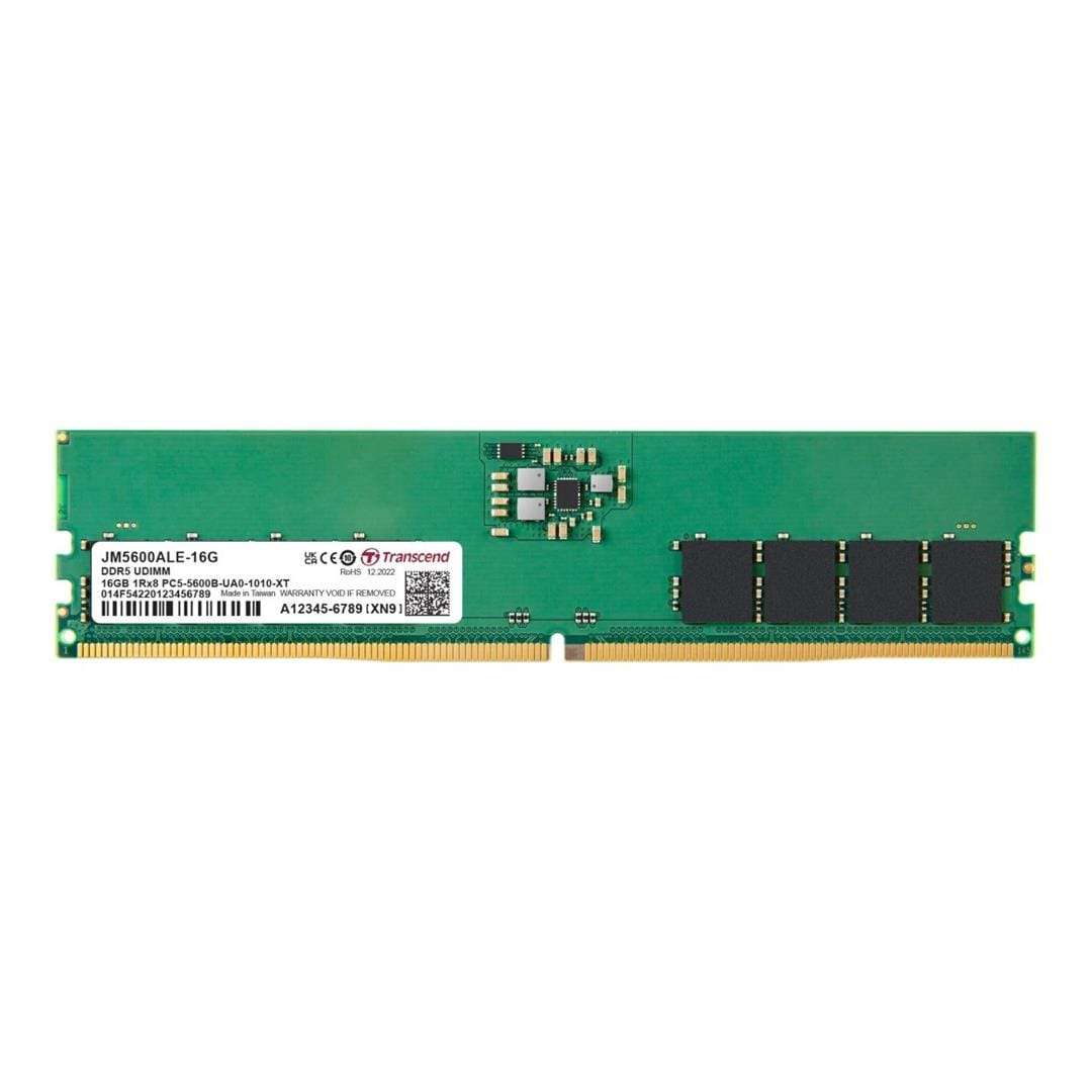 Transcend JetRam Memory Module 16 GB 1 x 16 GB DDR5 5600 MHz ECC JM5600ALE-16G