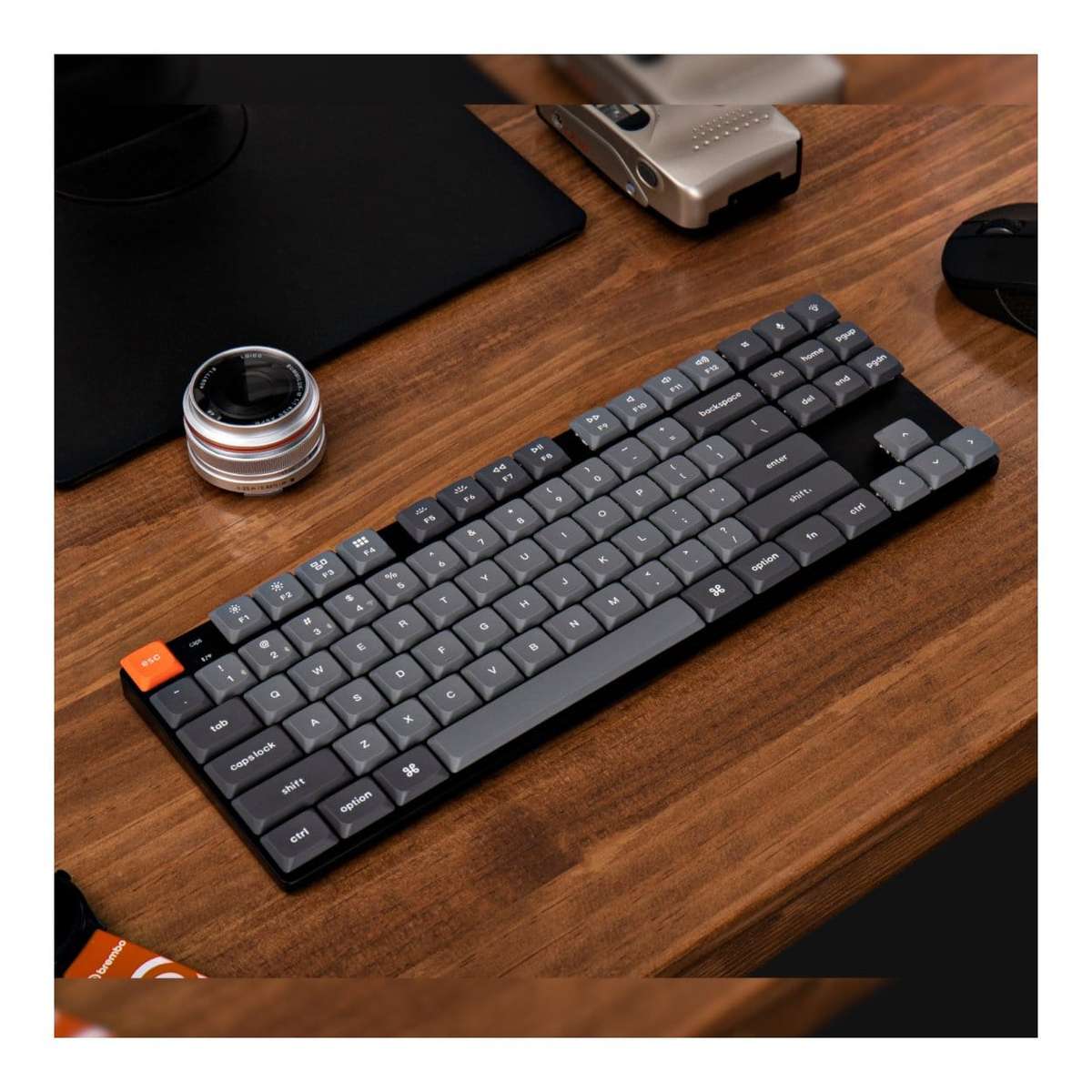 Keychron K1 Max QMK/VIA Wireless Custom Mechanical Keyboard Red Switches K1M-H1