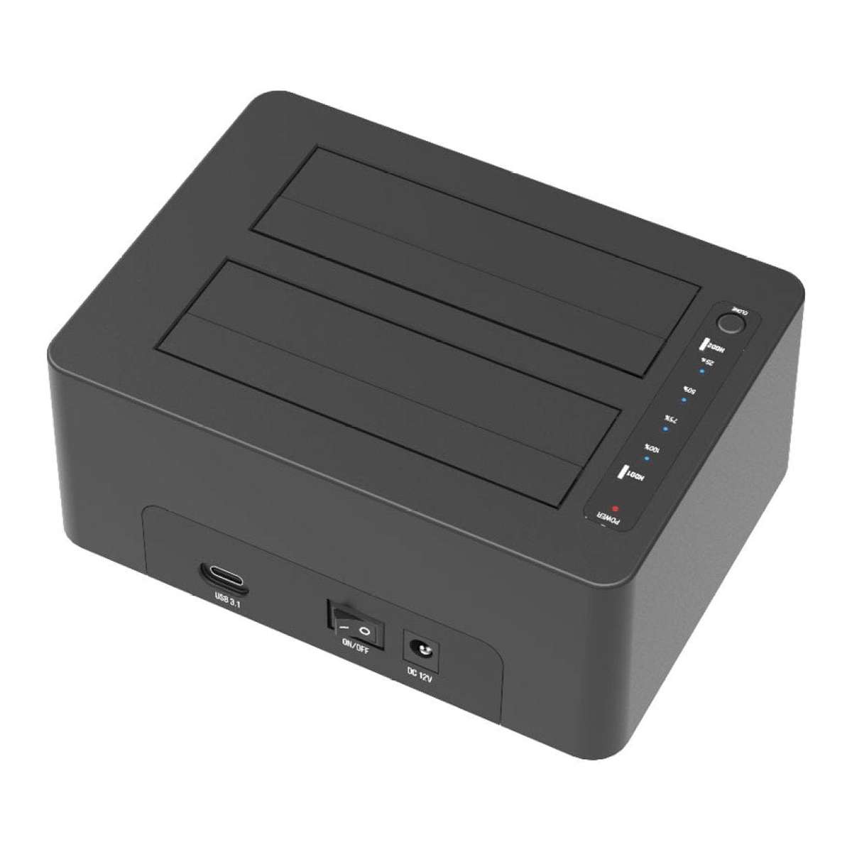 Maiwo K3082C 2-Bay Sata USB-C 3.0 HDD Cloner