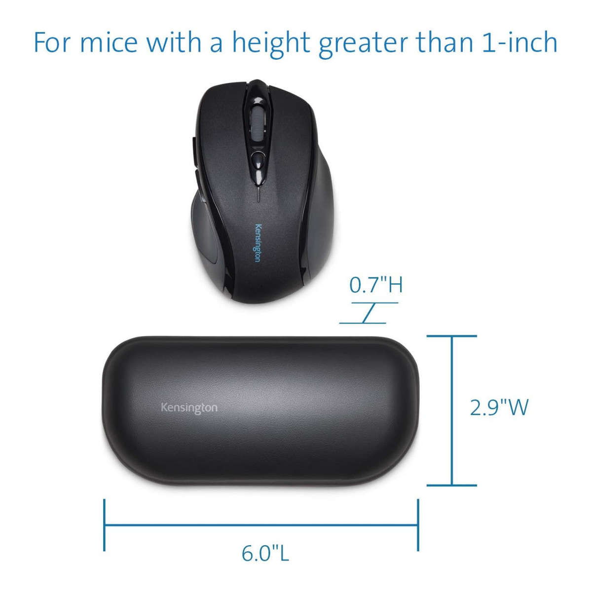 Kensington ErgoSoft Wrist Rest for Mouse K52802WW