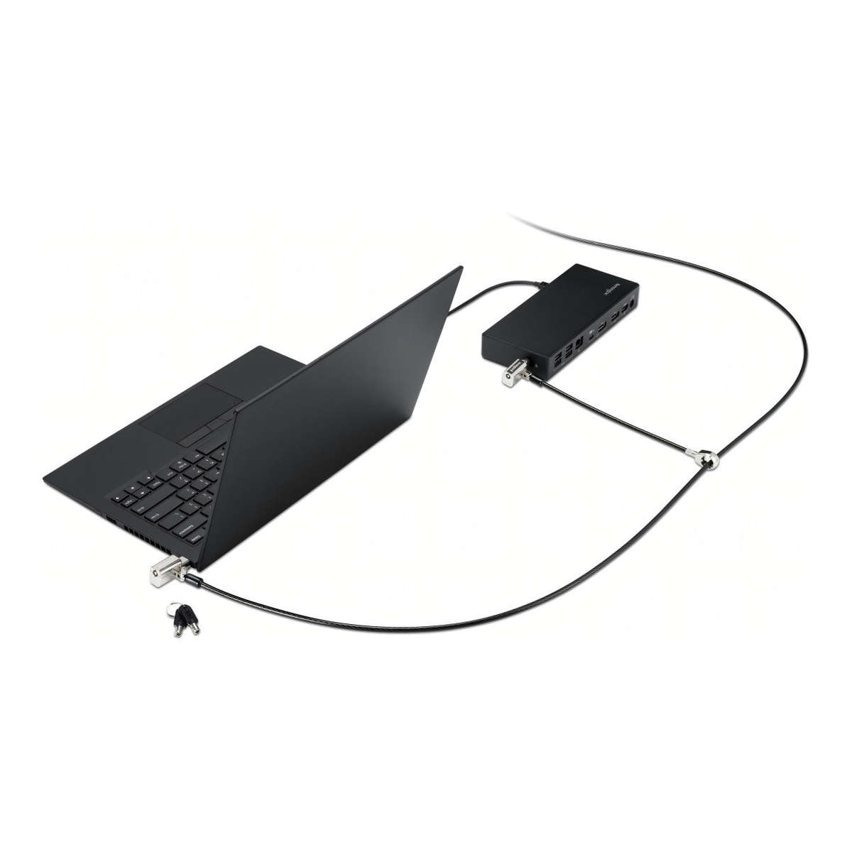 Kensington Universal 3-in-1 2.0 Keyed Dual Lock Head Notebook Lock K63392WW