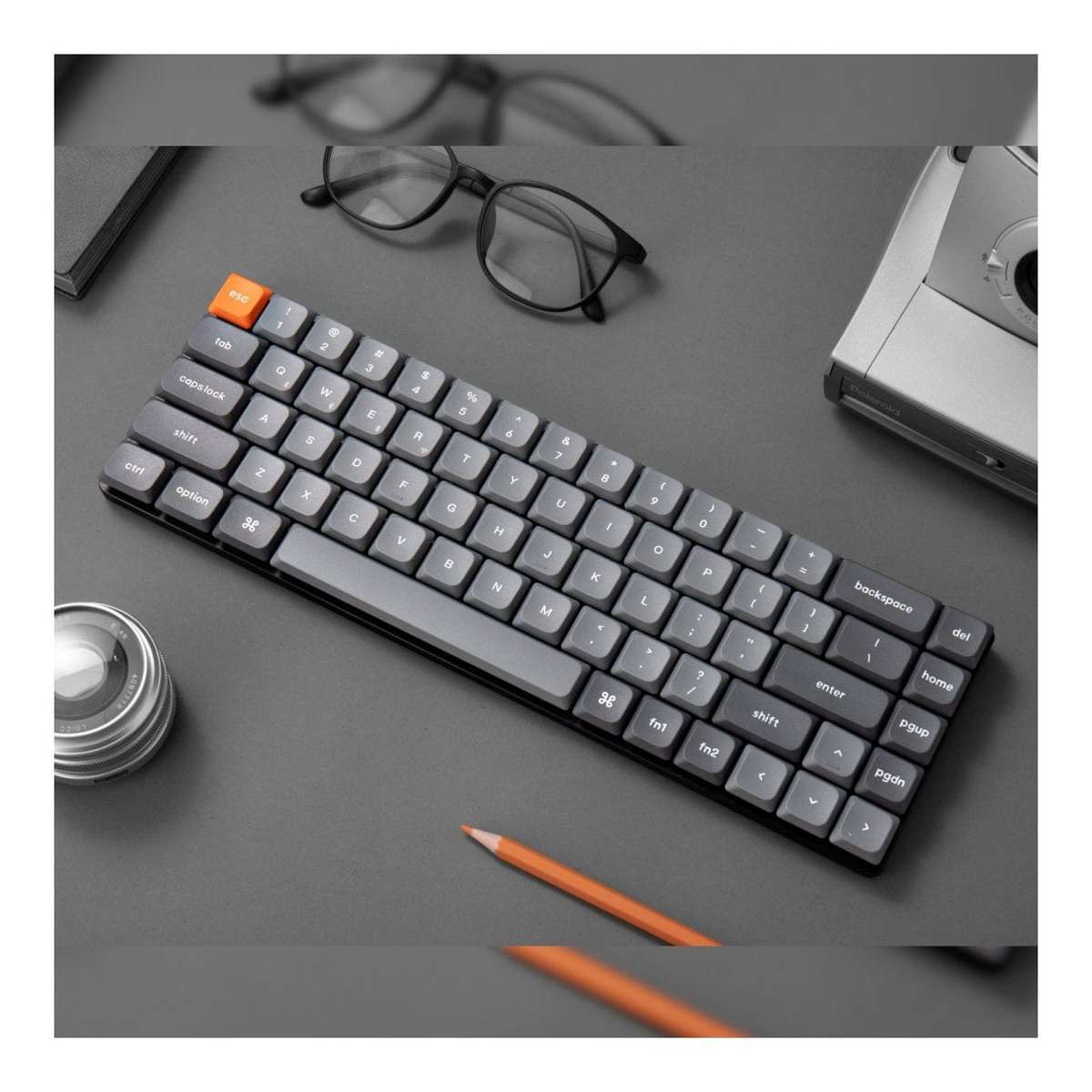 Keychron K7 Max QMK/VIA Wireless Custom Mechanical Keyboard Red Switches K7M-H1