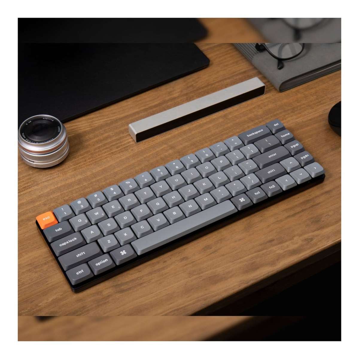 Keychron K7 Max QMK/VIA Wireless Custom Mechanical Keyboard Brown Switches K7M-H3