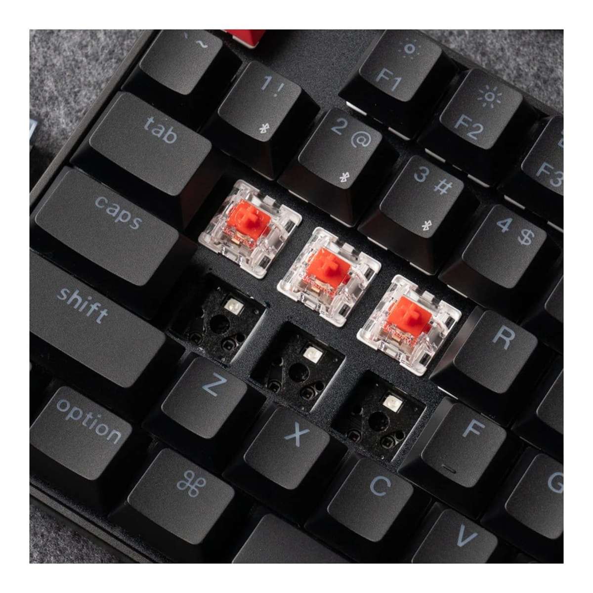 Keychron K8 QMK 80 RGB Black Wireless Mechanical Keyboard K8X-H1